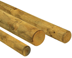 ROND FRAISÉ PIN CL4 MARRON DIAM 140MM